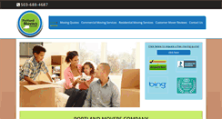 Desktop Screenshot of portlandmoversco.com